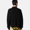 Strikket sweater i blandet uld