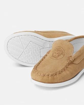 Suede loafers til børn