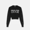 Sweater med pyntet logo