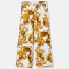 Sweatpants i bomuldsjersey med print
