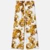 Sweatpants i bomuldsjersey med print