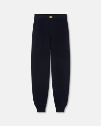 Sweatpants i kashmir-bomuldsstrik