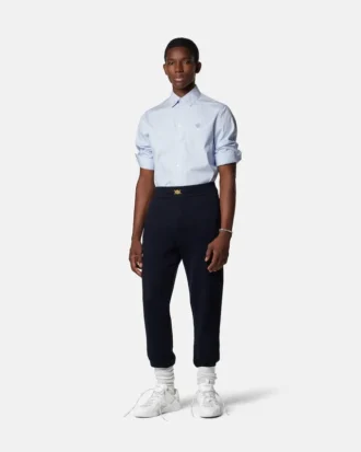 Sweatpants i kashmir-bomuldsstrik