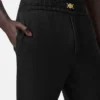 Sweatpants i kashmir-bomuldsstrik