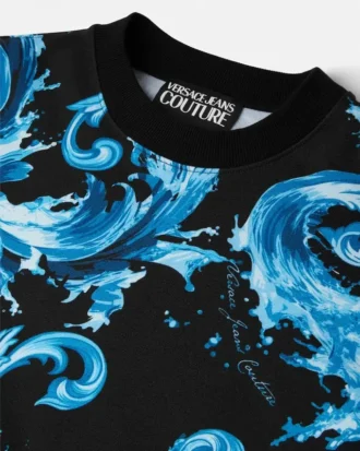 Sweatshirt i bomuldsjersey med print