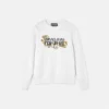 Sweatshirt med krystal-logo