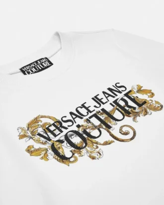 Sweatshirt med krystal-logo