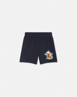 Sweatshorts i bomuldsjersey til børn
