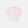 T-shirt i bomuldsjersey med print