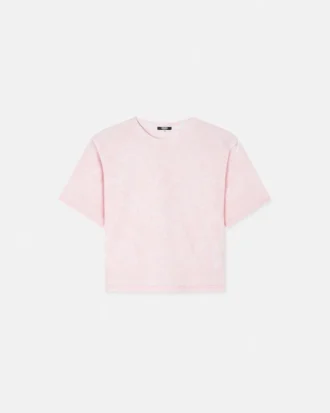 T-shirt i bomuldsjersey med print