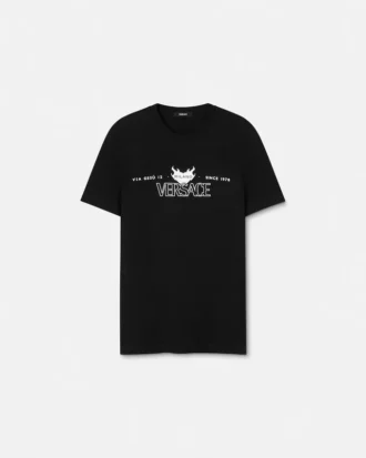 T-shirt i bomuldsjersey med print