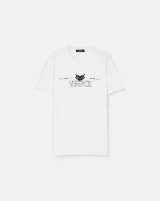 T-shirt i bomuldsjersey med print