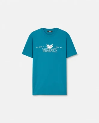 T-shirt i bomuldsjersey med print