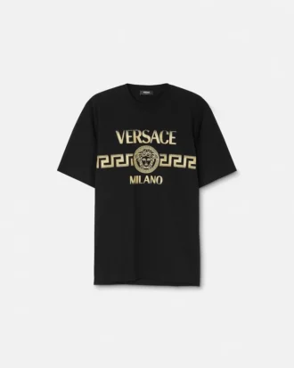 T-shirt i bomuldsjersey med print