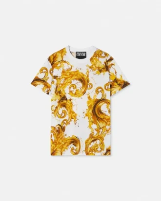 T-shirt i bomuldsjersey med print