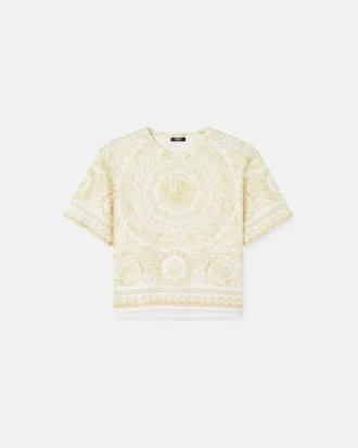 T-shirt i bomuldsjersey med print