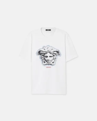 T-shirt i bomuldsjersey med print