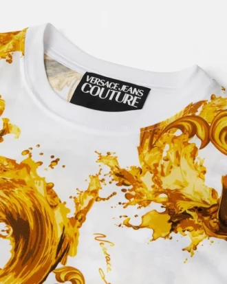 T-shirt i bomuldsjersey med print