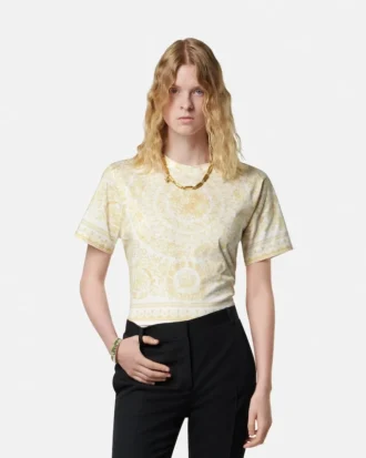 T-shirt i bomuldsjersey med print