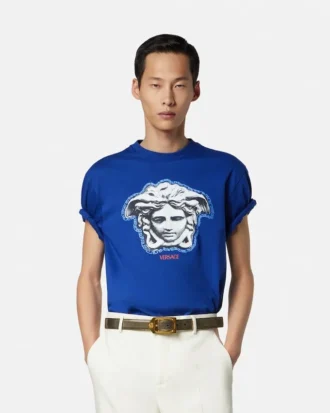 T-shirt i bomuldsjersey med print