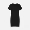 T-shirt-kjole med krystal-logo