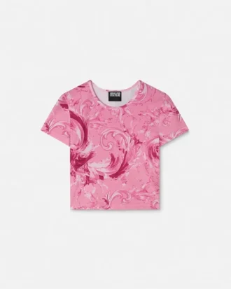 T-shirt med print