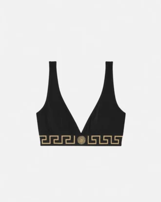 Triangel-bralette i bomuldsjersey