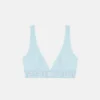 Triangel-bralette i bomuldsjersey