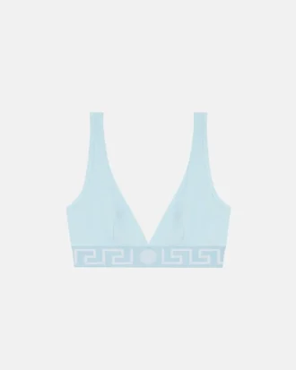 Triangel-bralette i bomuldsjersey
