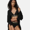 Triangel-bralette i bomuldsjersey