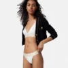 Triangel-bralette i bomuldsjersey