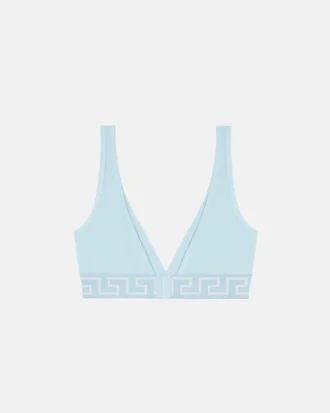 Triangel-bralette i bomuldsjersey
