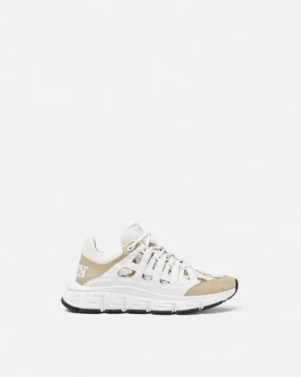 Trigreca Jacquard lædersneakers