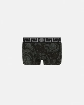 Trusser i bomuldsjersey med Jacquard-print