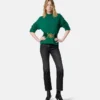 Uld-kashmir strikket boxy sweater