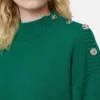 Uld-kashmir strikket boxy sweater