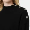 Uld-kashmir strikket boxy sweater