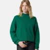 Uld-kashmir strikket boxy sweater