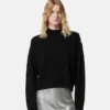 Uld-kashmir strikket boxy sweater