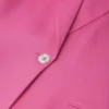 Uldblazer med enkeltradet lukning