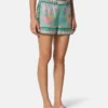 Underwater Barocco Silk shorts
