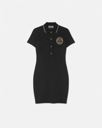 V-Emblem Midi Polo-kjole