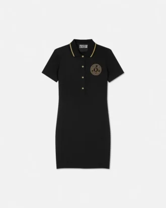 V-Emblem Midi Polo-kjole