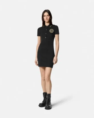 V-Emblem Midi Polo-kjole