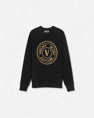 V-Emblem sweatshirt med afslappet pasform