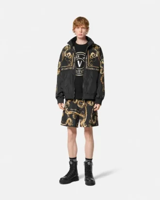 V-Emblem sweatshirt med afslappet pasform