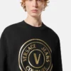 V-Emblem sweatshirt med afslappet pasform