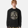 V-Emblem sweatshirt med afslappet pasform