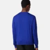 V-hals sweater i silke-bomuldsstrik