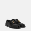 V læderloafers